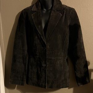 Siena Suede Mocha colored Leather Blazer